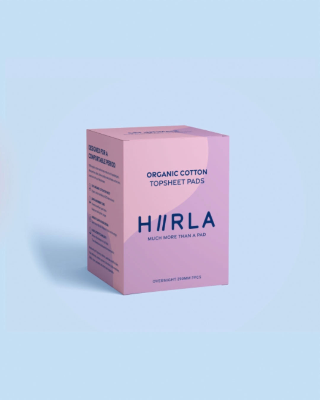 HiirLa sanitary pad packaging design by NP Creative