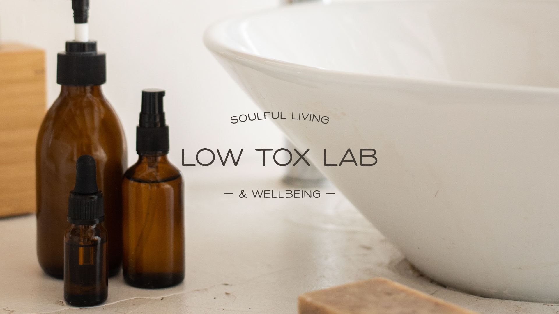 low tox lab branding, packaging design