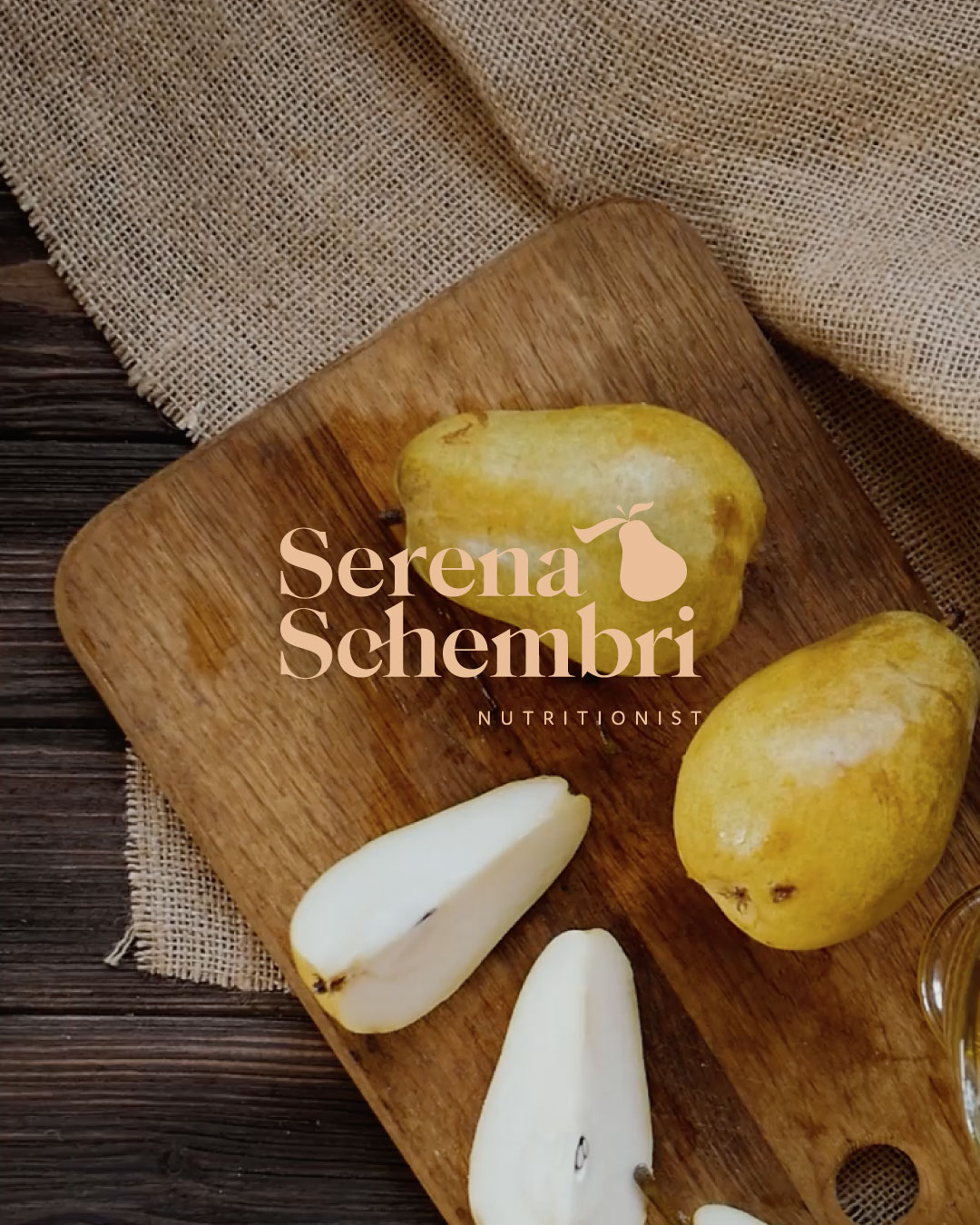 Serena Schembri Nutritionist logo design by NP Creative
